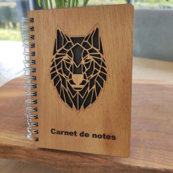 Carnet de notes loup